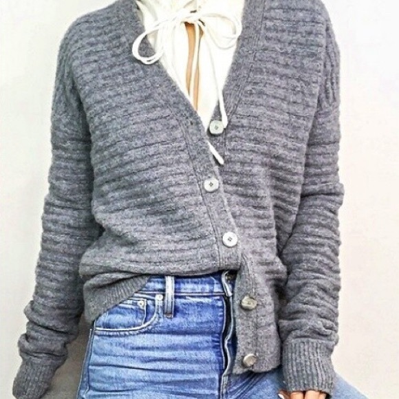 Theory Gray Sweater Wool Blend - Picture 5 of 8